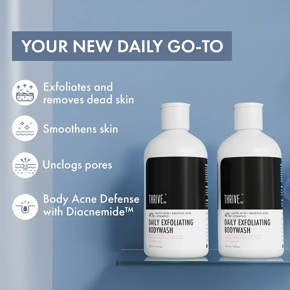 Daily Gentle Exfoliating Body Wash, Pack of 2 - 236ml each - Image 3