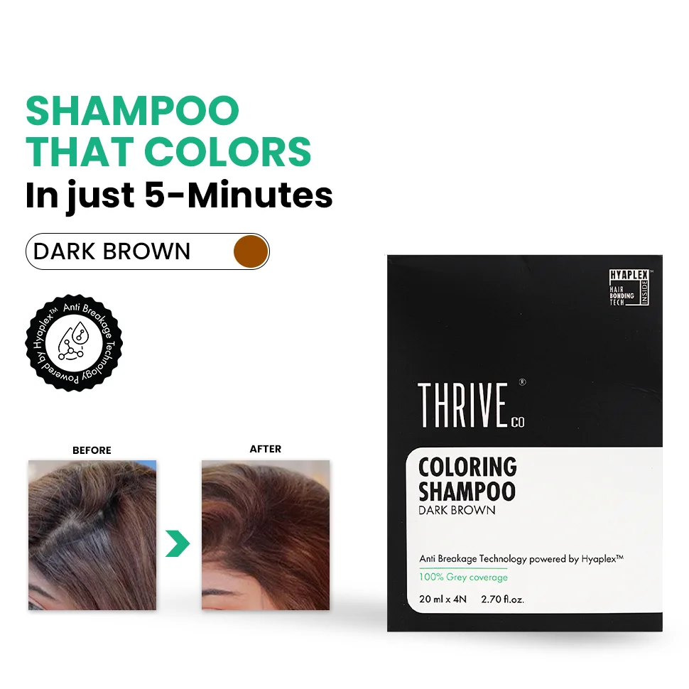 Dark Brown Coloring Shampoo, 80ml - Image 2