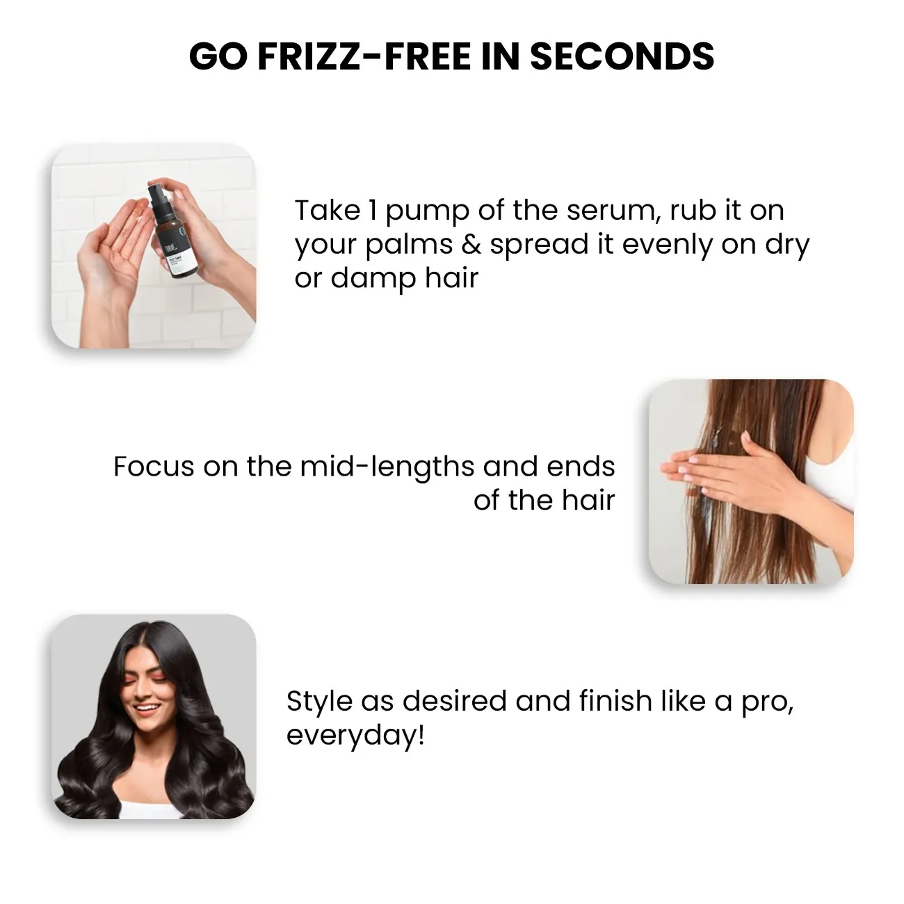 Frizz Tamer Smoothing Hair Oil Serum, 30ml - Image 9