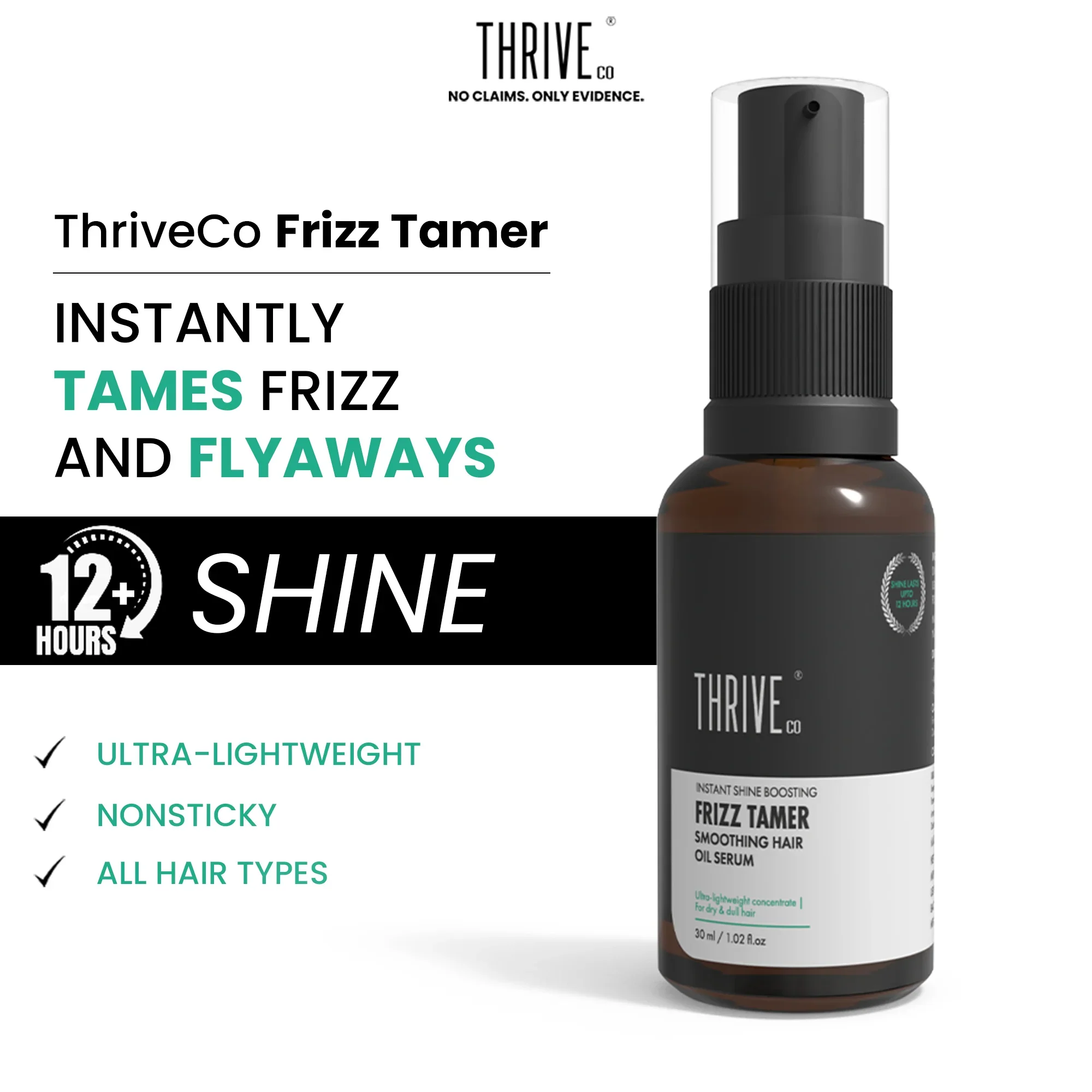 Frizz Tamer Smoothing Hair Oil Serum, Pack of 2 - 30ml each - Image 3