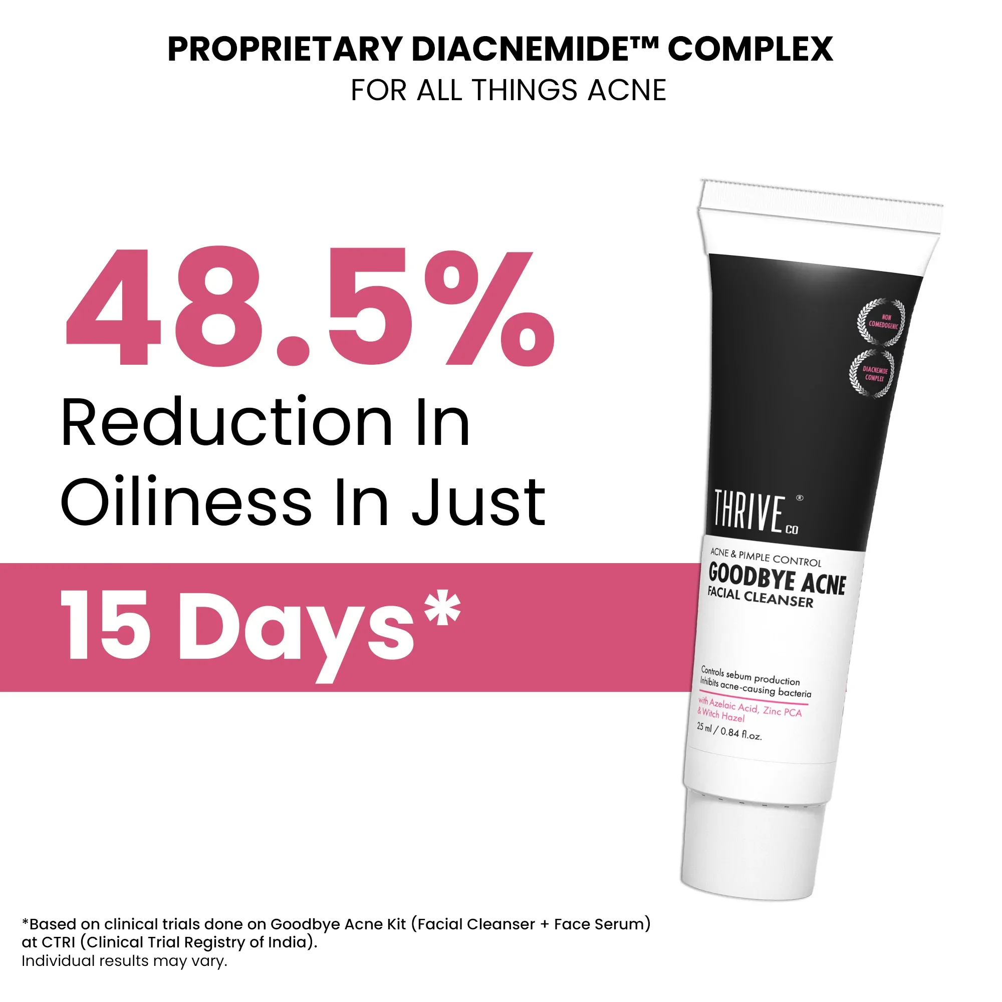 Goodbye Acne Facial Cleanser, 25ml - Image 3
