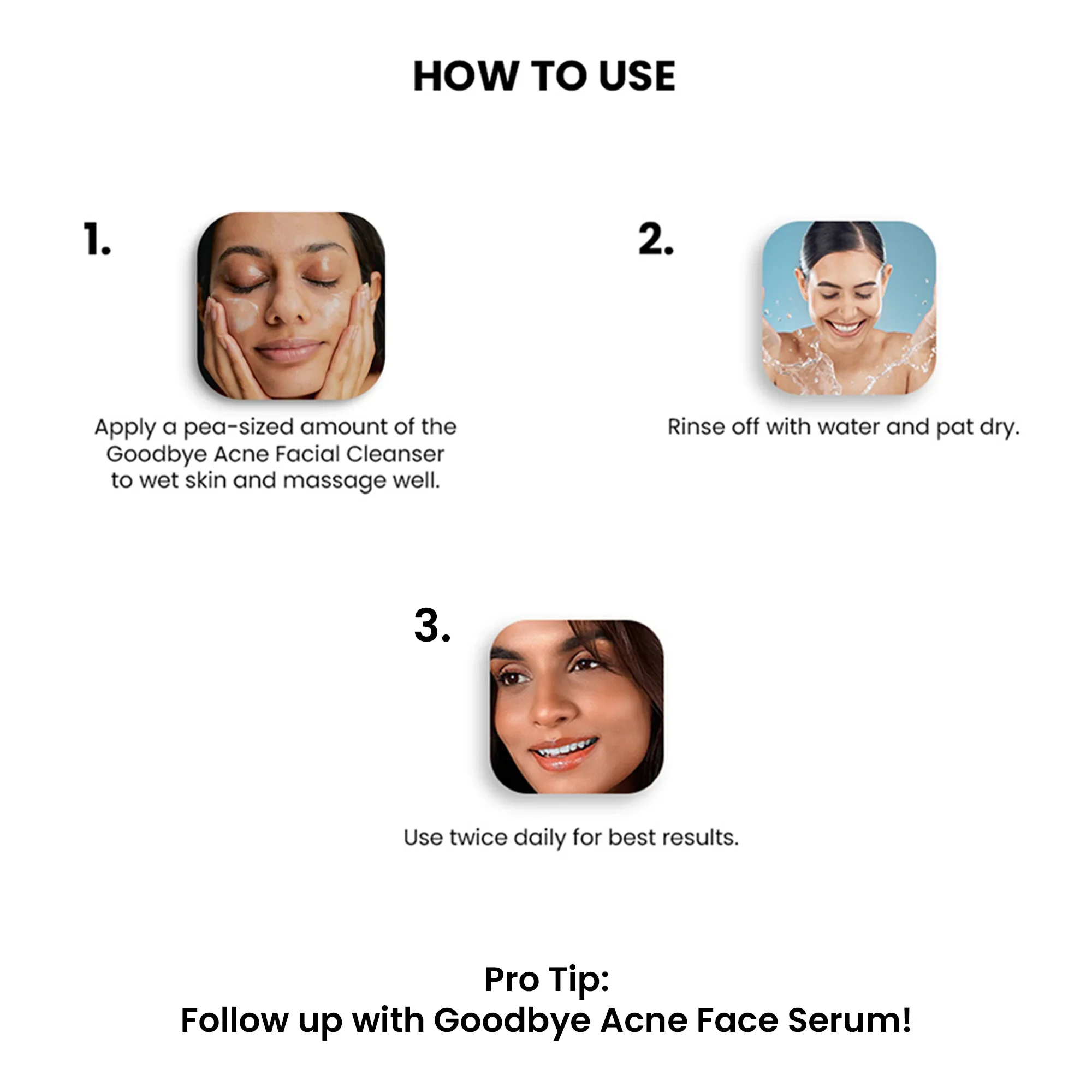 Goodbye Acne Facial Cleanser, 25ml - Image 7