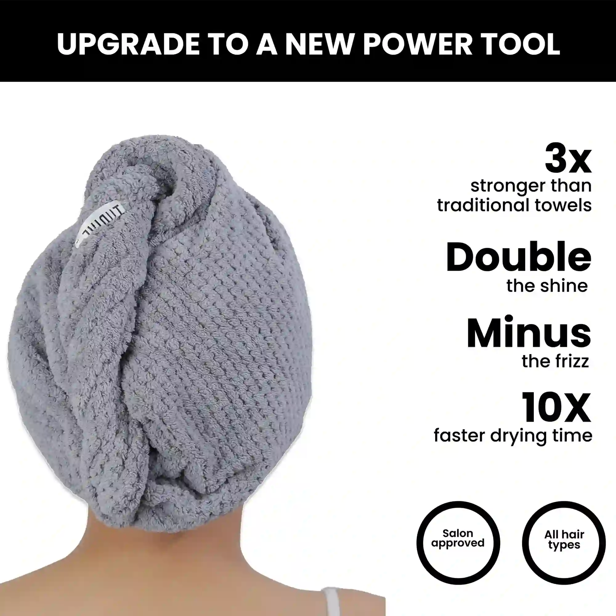 Hair Buddy Damp Defense™ Towel Wrap - Image 4