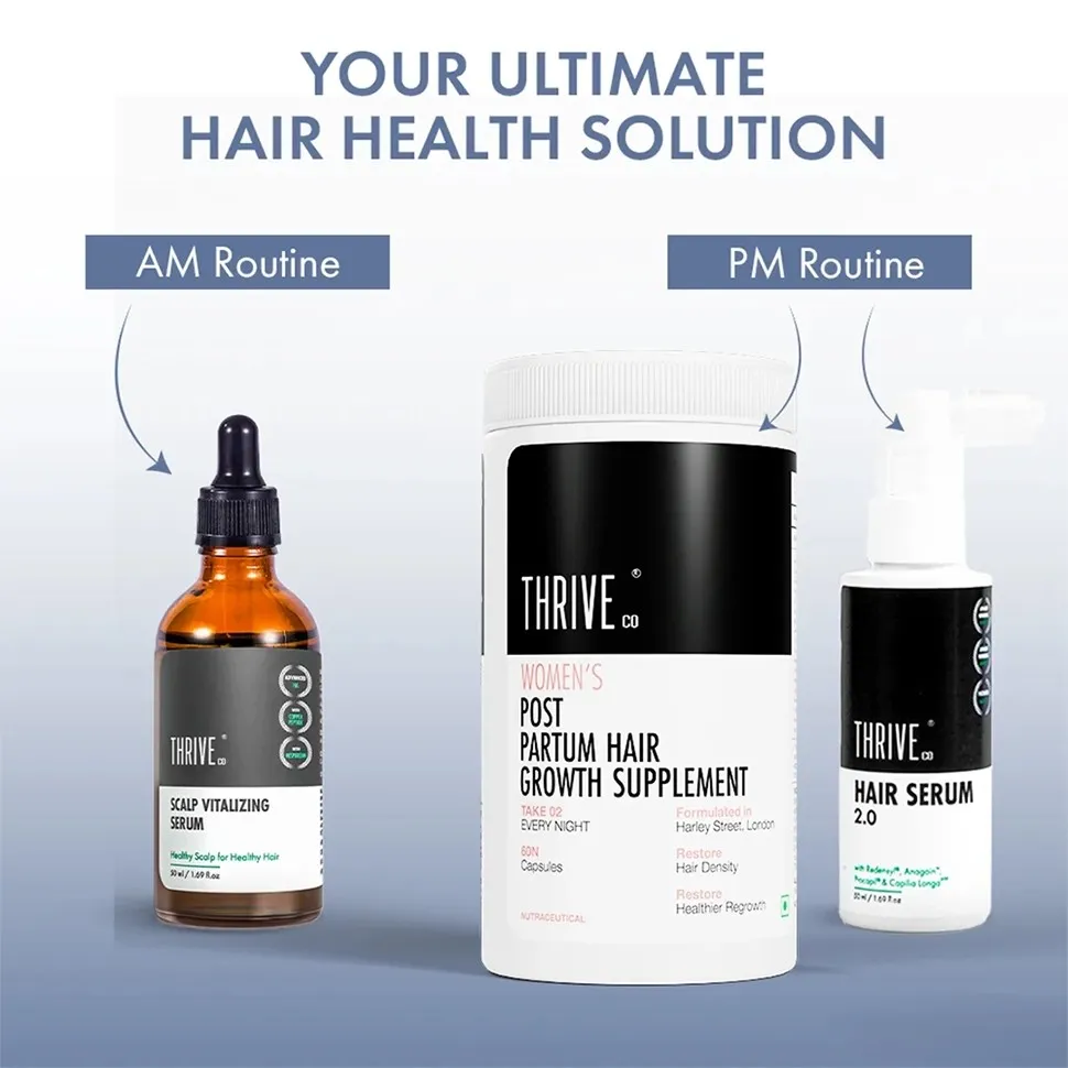 Hair Growth Serum, 50ml + Women's Post Partum Hair Growth Supplement, 60N - Image 11