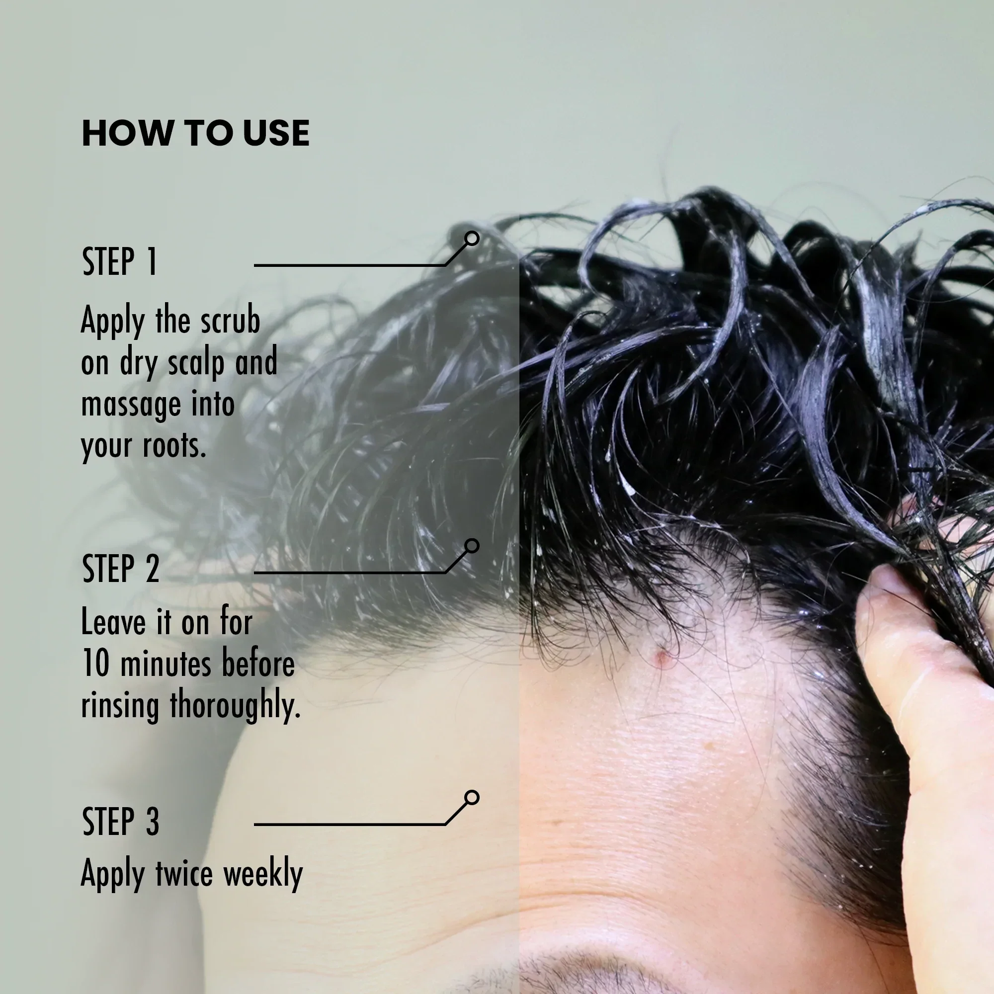 ThriveCo Scalp Exfoliating Scrub (100ml) + Scalp Vitalizing Serum(50ml) - Image 7