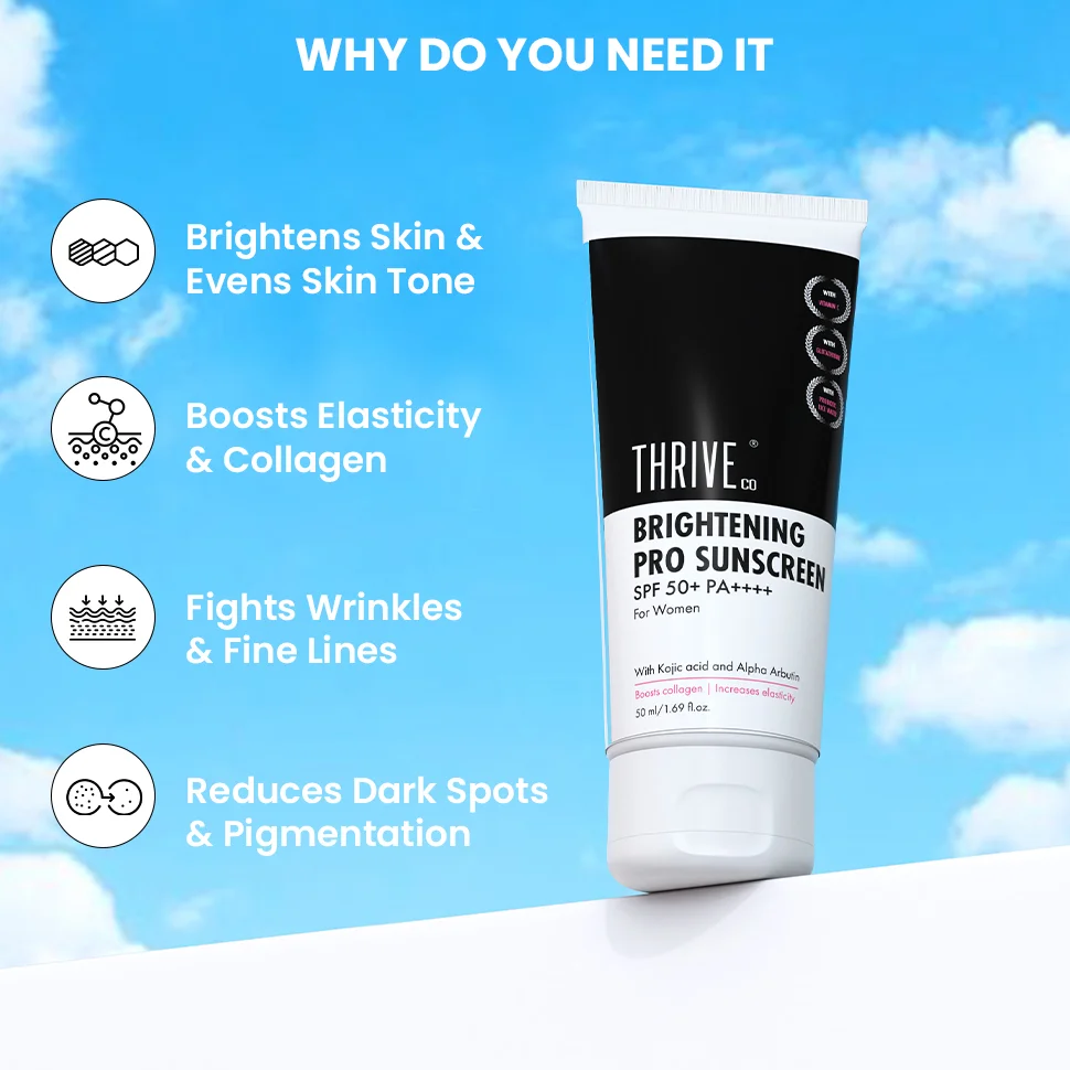 Women Brightening Sunscreen SPF 50, 50ml - Image 4